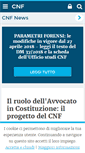 Mobile Screenshot of consiglionazionaleforense.it